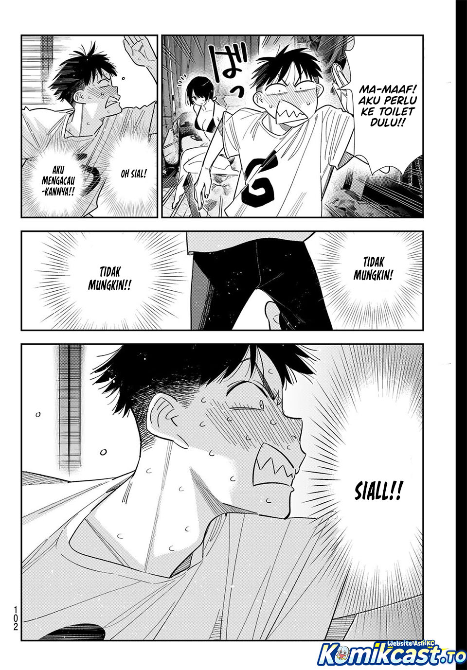 Kanojo Okarishimasu Chapter 405 Bahasa Indonesia