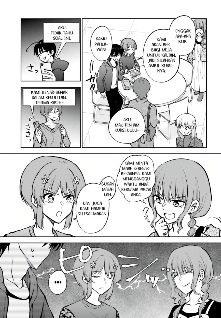 Kanojo ga Senpai ni NTR-reta no de, Senpai no Kanojo wo NTR-masu Chapter 11.2 Bahasa Indonesia