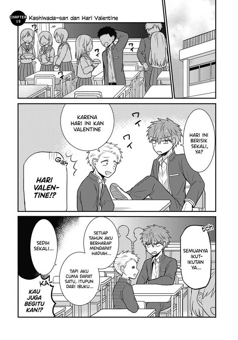 Kao ni denai Kashiwada-san to Kao ni deru Ota-kun chapter 19