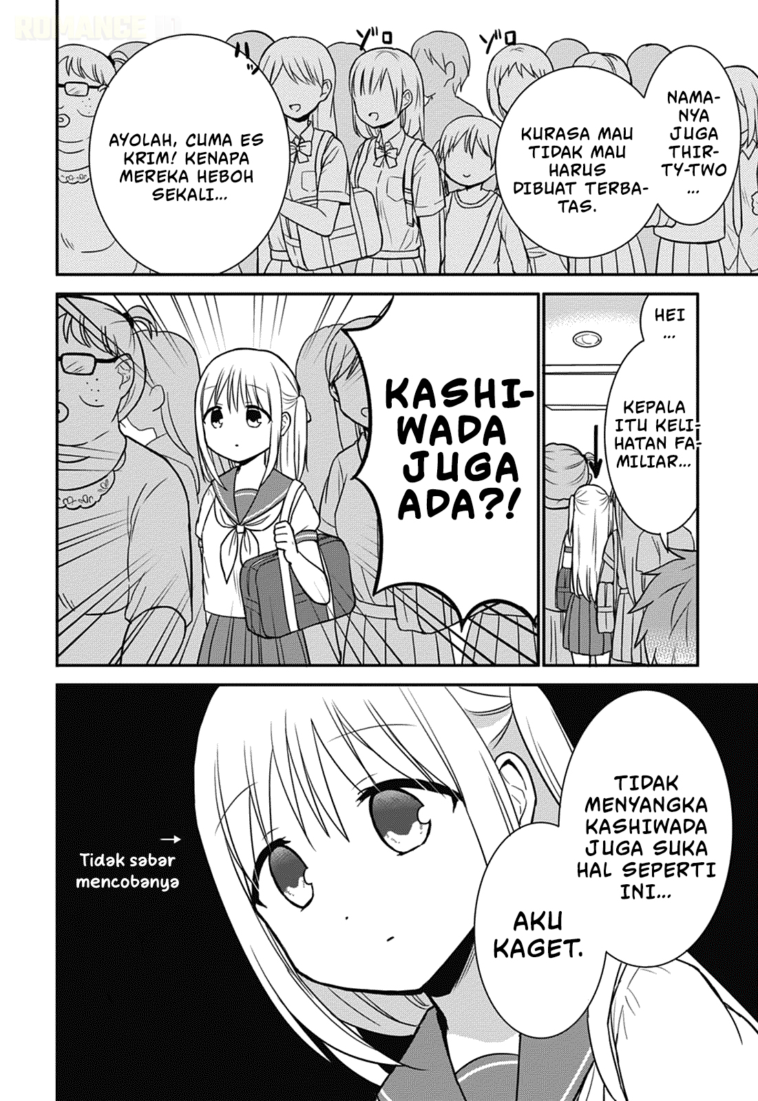 Kao ni denai Kashiwada-san to Kao ni deru Ota-kun Chapter 30 Bahasa Indonesia