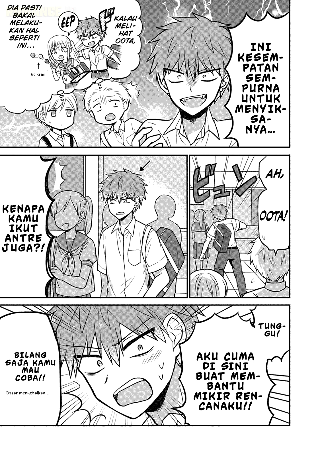 Kao ni denai Kashiwada-san to Kao ni deru Ota-kun Chapter 30 Bahasa Indonesia