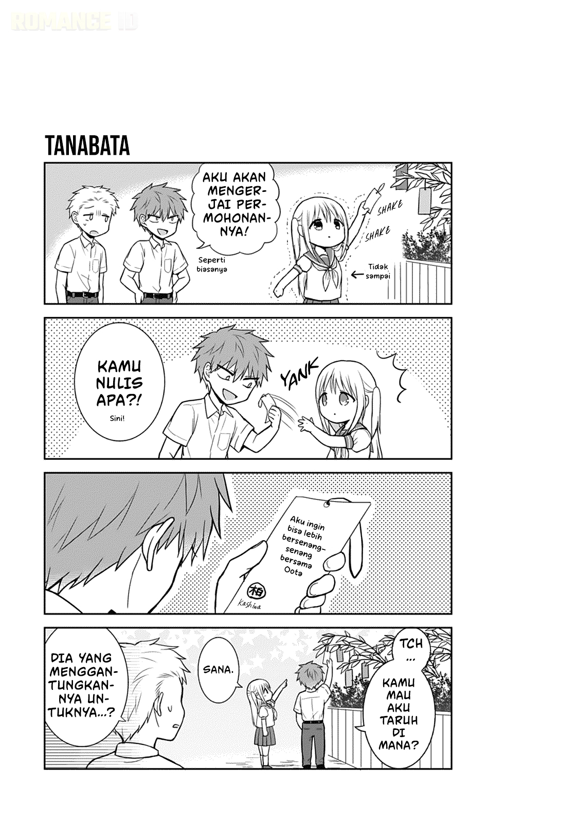 Kao ni denai Kashiwada-san to Kao ni deru Ota-kun Chapter 30 Bahasa Indonesia