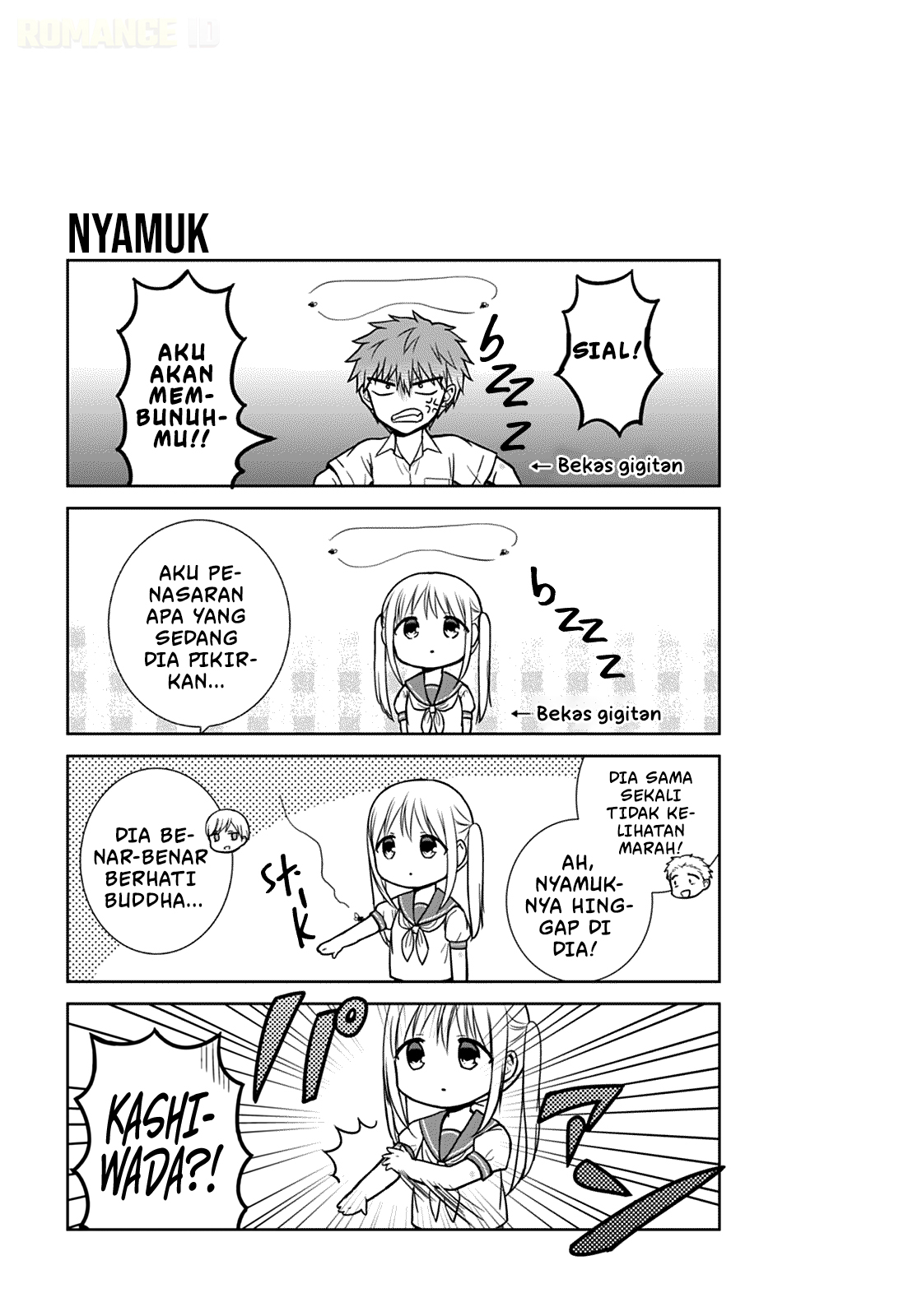 Kao ni denai Kashiwada-san to Kao ni deru Ota-kun chapter 36