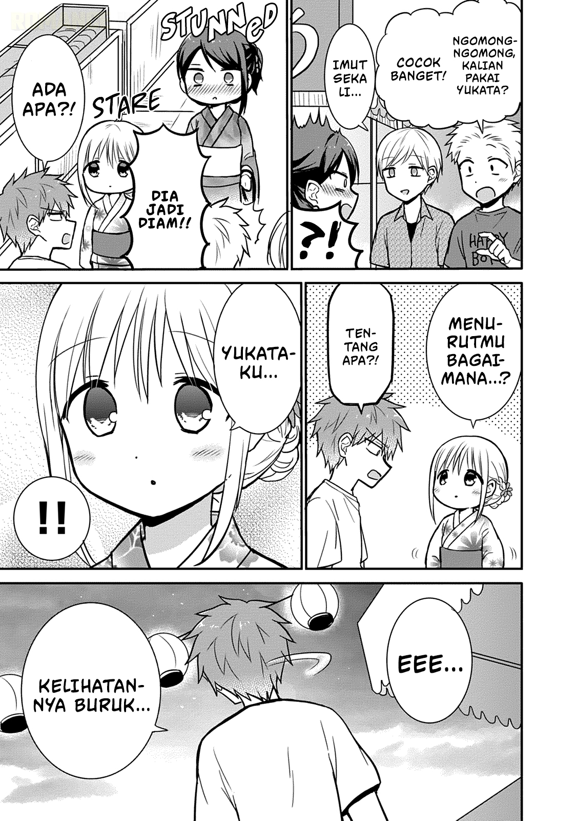 Kao ni denai Kashiwada-san to Kao ni deru Ota-kun chapter 37