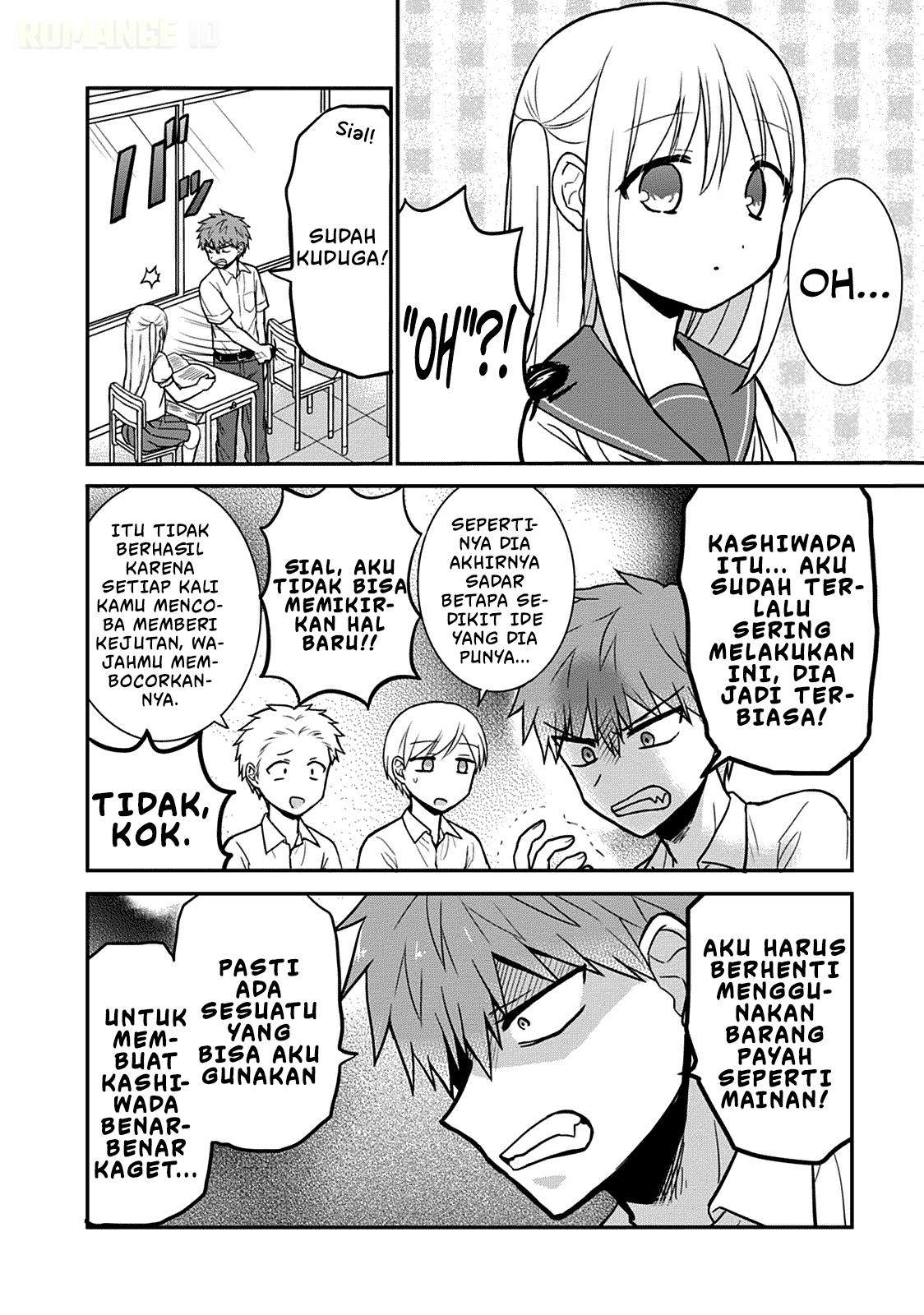 Kao ni denai Kashiwada-san to Kao ni deru Ota-kun chapter 38