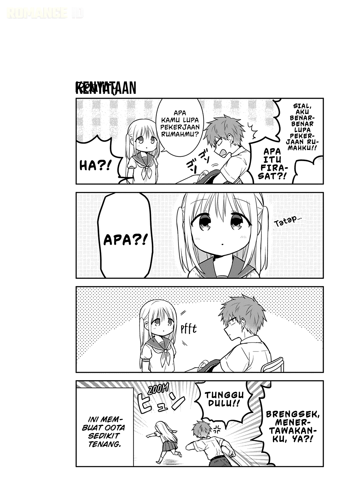 Kao ni denai Kashiwada-san to Kao ni deru Ota-kun chapter 38