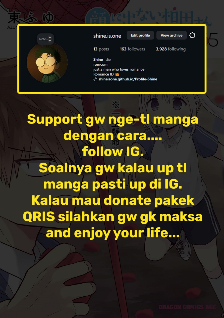 Kao ni denai Kashiwada-san to Kao ni deru Ota-kun chapter 60