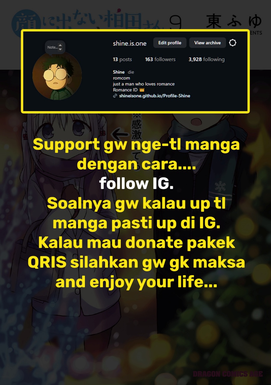 Kao ni denai Kashiwada-san to Kao ni deru Ota-kun chapter 100