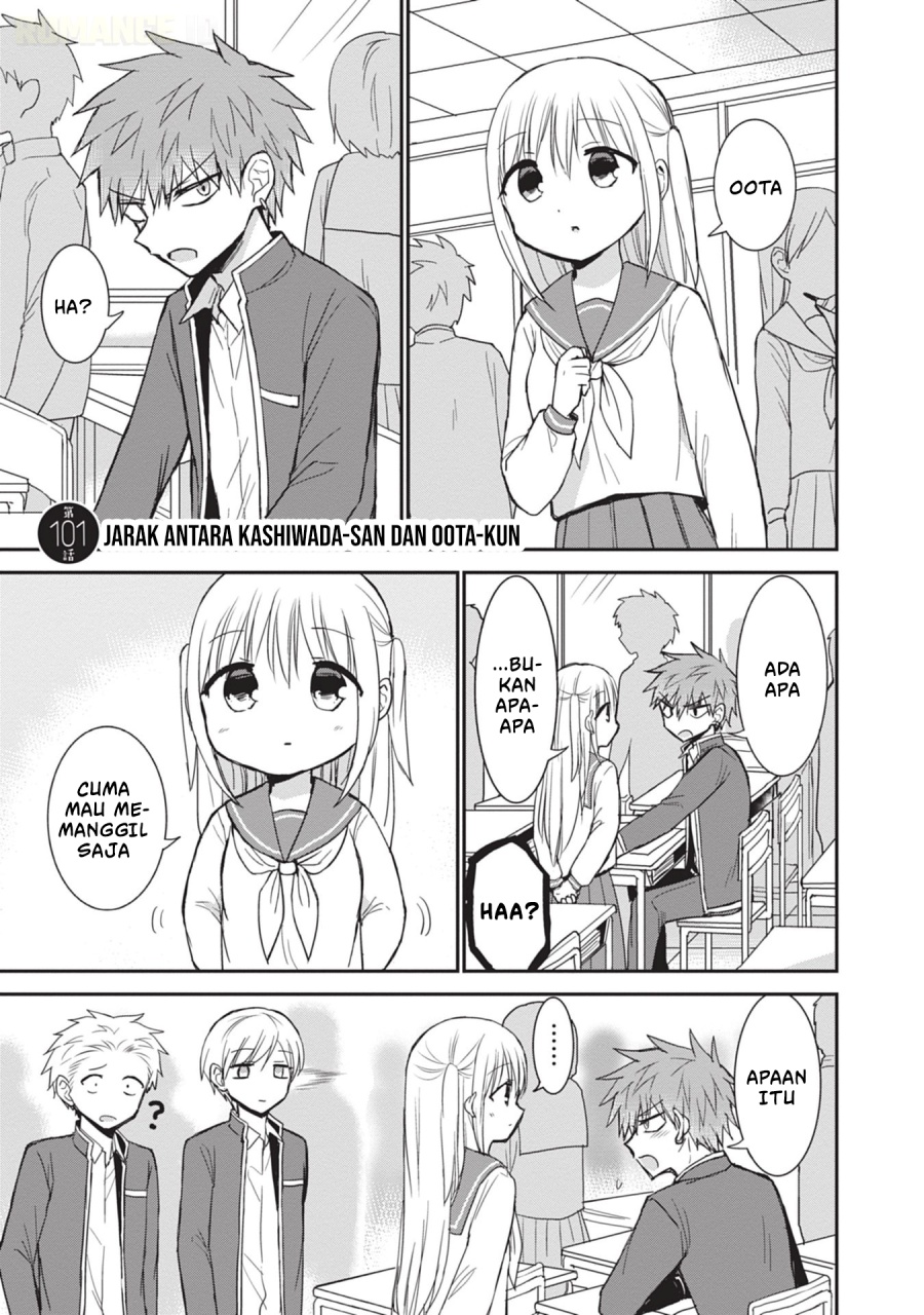 Kao ni denai Kashiwada-san to Kao ni deru Ota-kun chapter 101