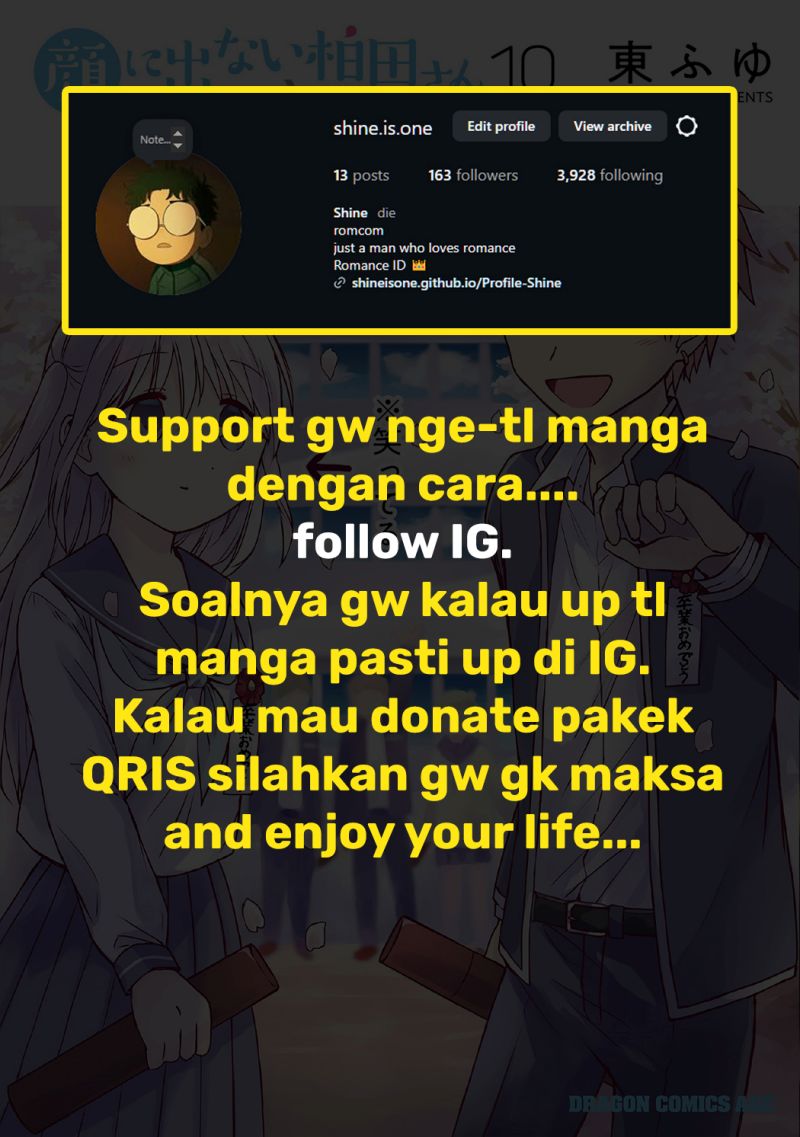 Kao ni denai Kashiwada-san to Kao ni deru Ota-kun chapter 118