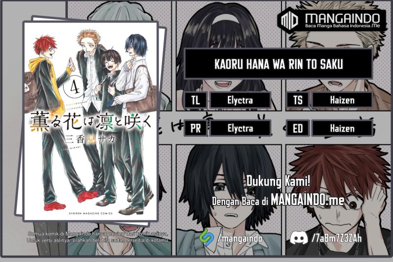 Kaoru Hana wa Rin to Saku Chapter 25 Bahasa Indonesia