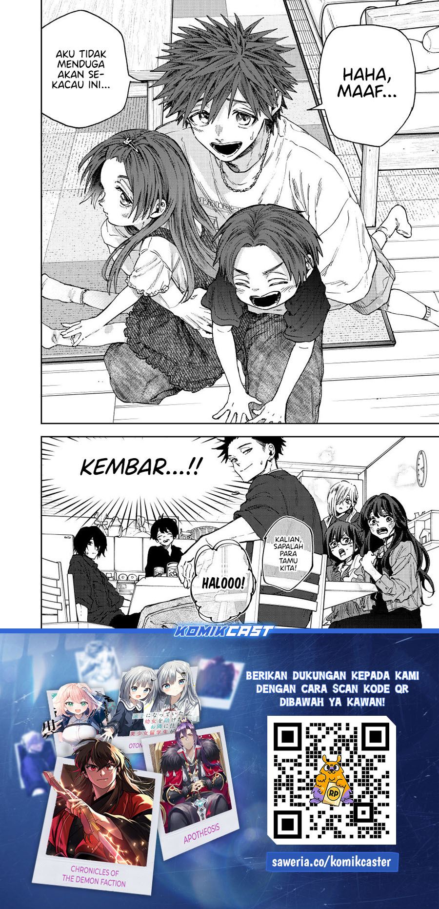 Kaoru Hana wa Rin to Saku Chapter 132 Bahasa Indonesia