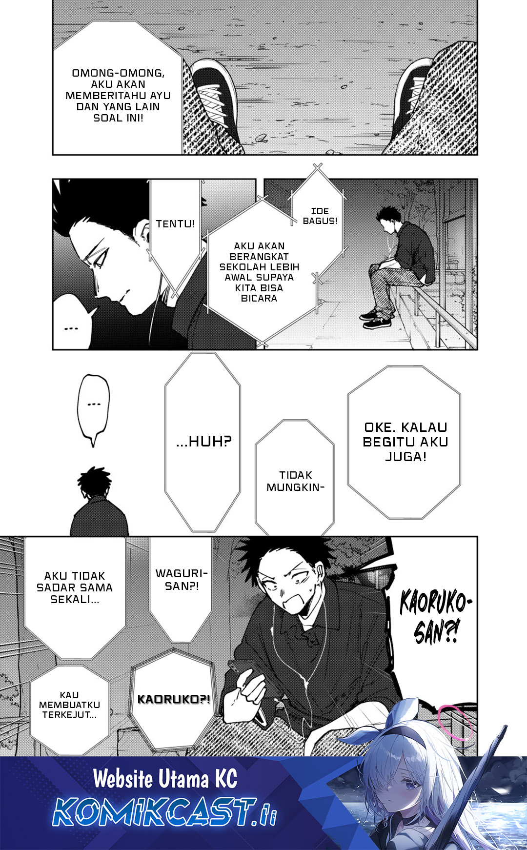 Kaoru Hana wa Rin to Saku Chapter 160 Bahasa Indonesia
