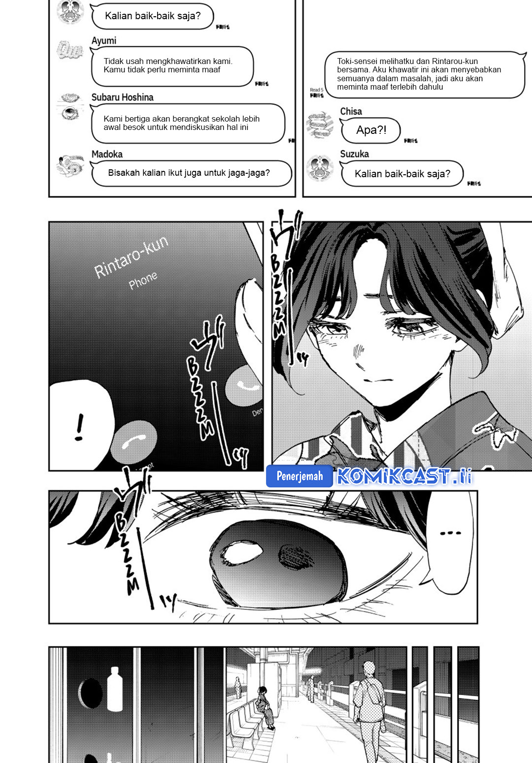 Kaoru Hana wa Rin to Saku Chapter 160 Bahasa Indonesia