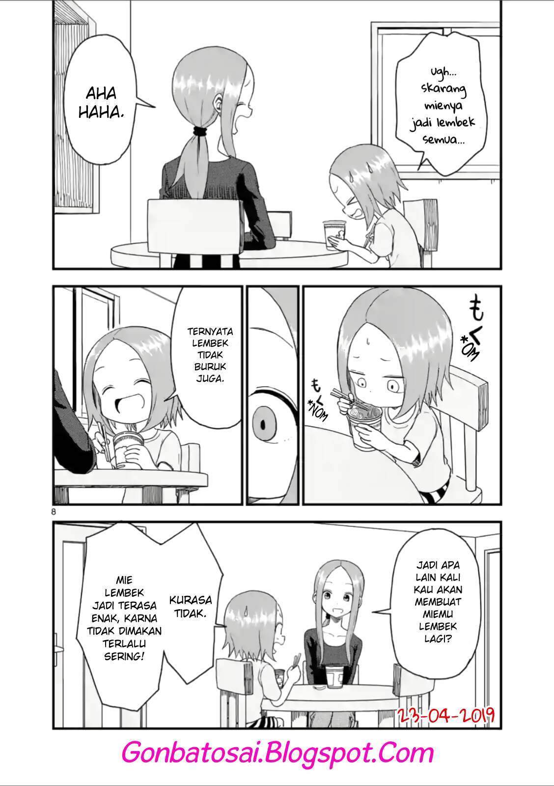 Karakai Jouzu no (Moto) Takagi-san Chapter 44 Bahasa Indonesia