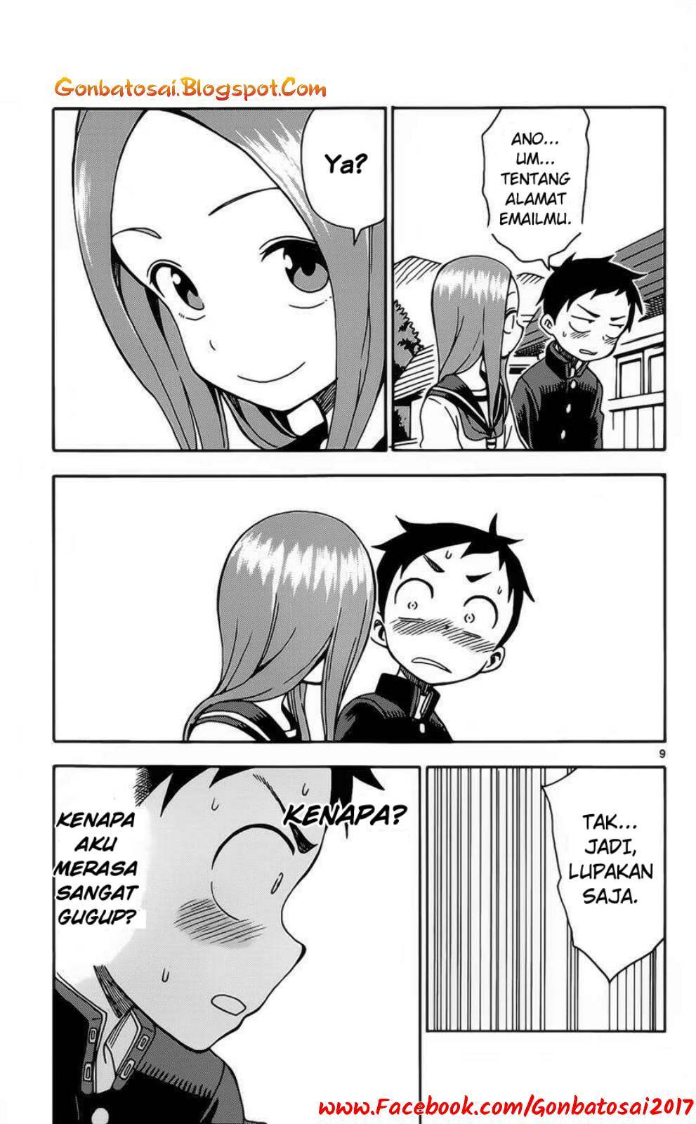 Karakai Jouzu no Takagi-san Chapter 27 Bahasa Indonesia