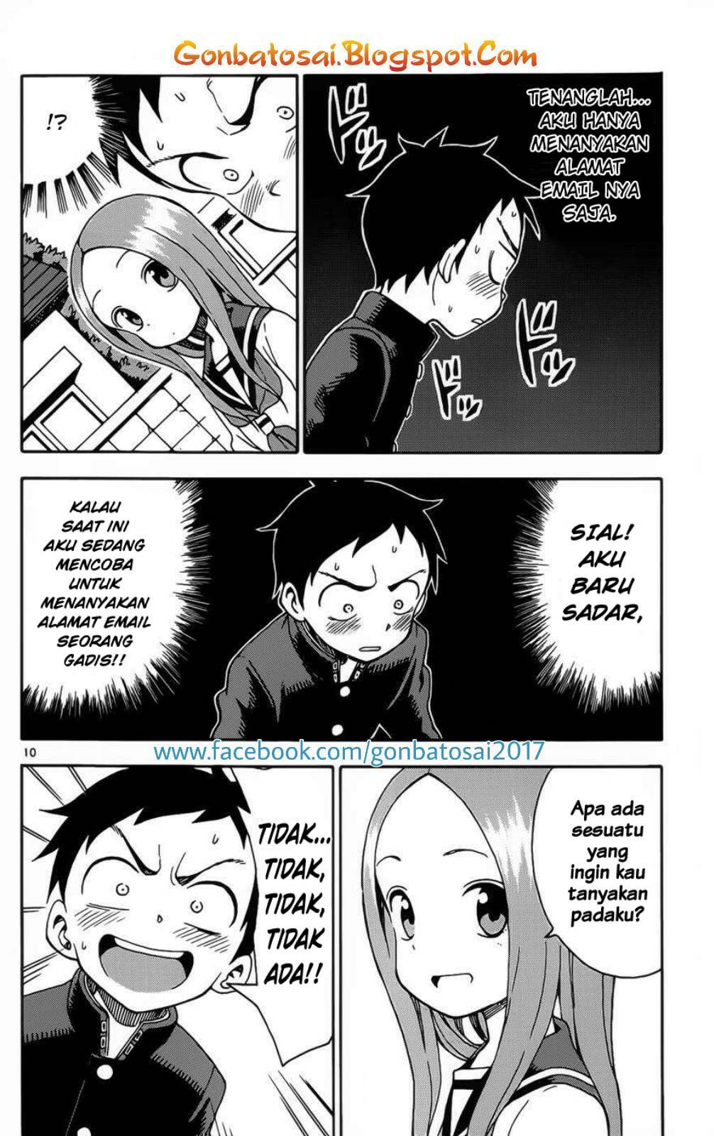Karakai Jouzu no Takagi-san Chapter 27 Bahasa Indonesia