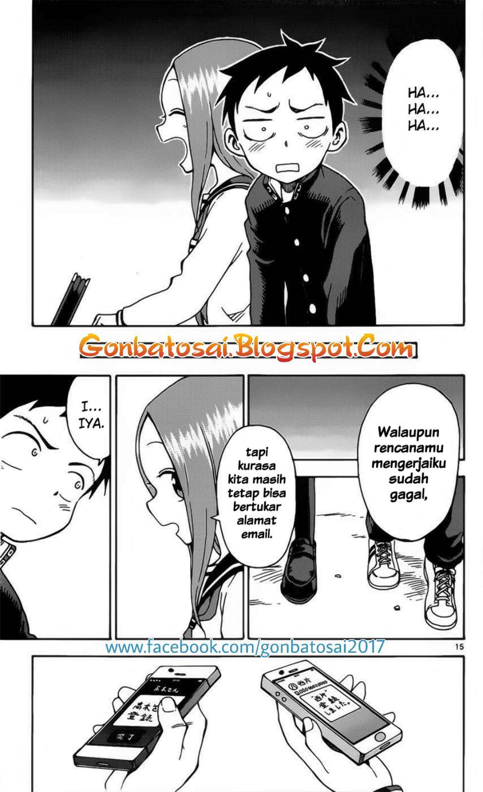 Karakai Jouzu no Takagi-san Chapter 27 Bahasa Indonesia