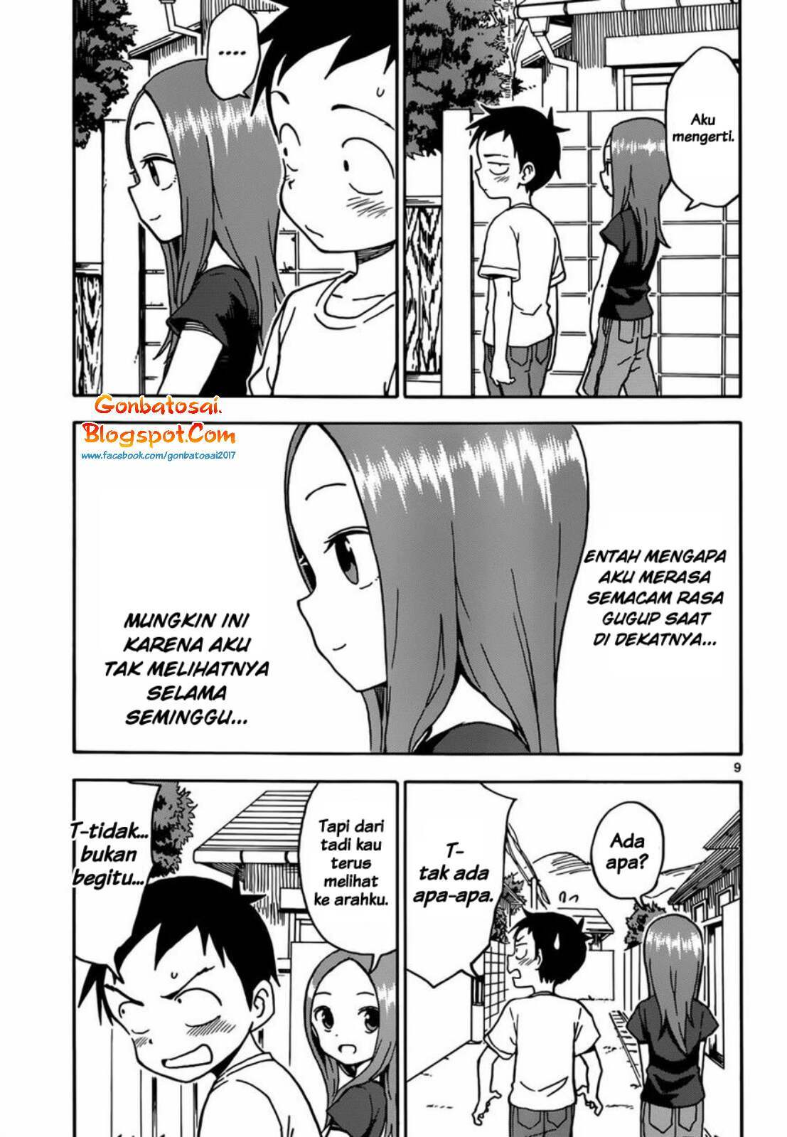 Karakai Jouzu no Takagi-san Chapter 60 Bahasa Indonesia