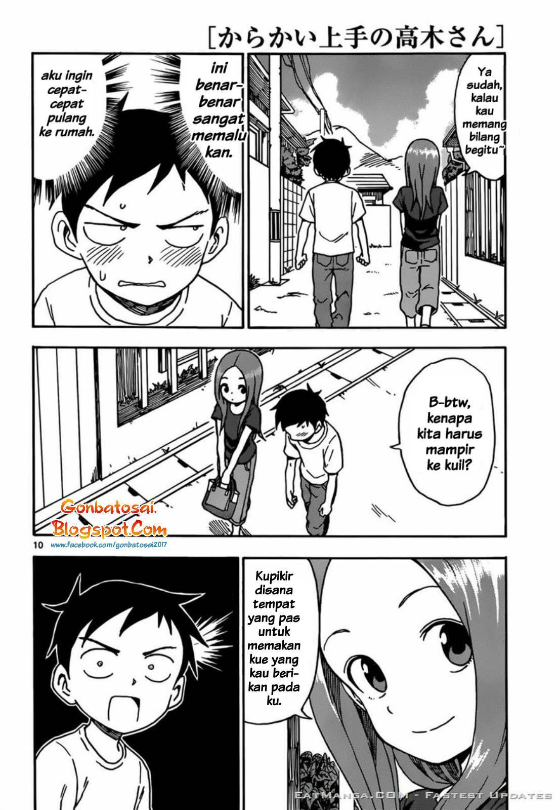 Karakai Jouzu no Takagi-san Chapter 60 Bahasa Indonesia