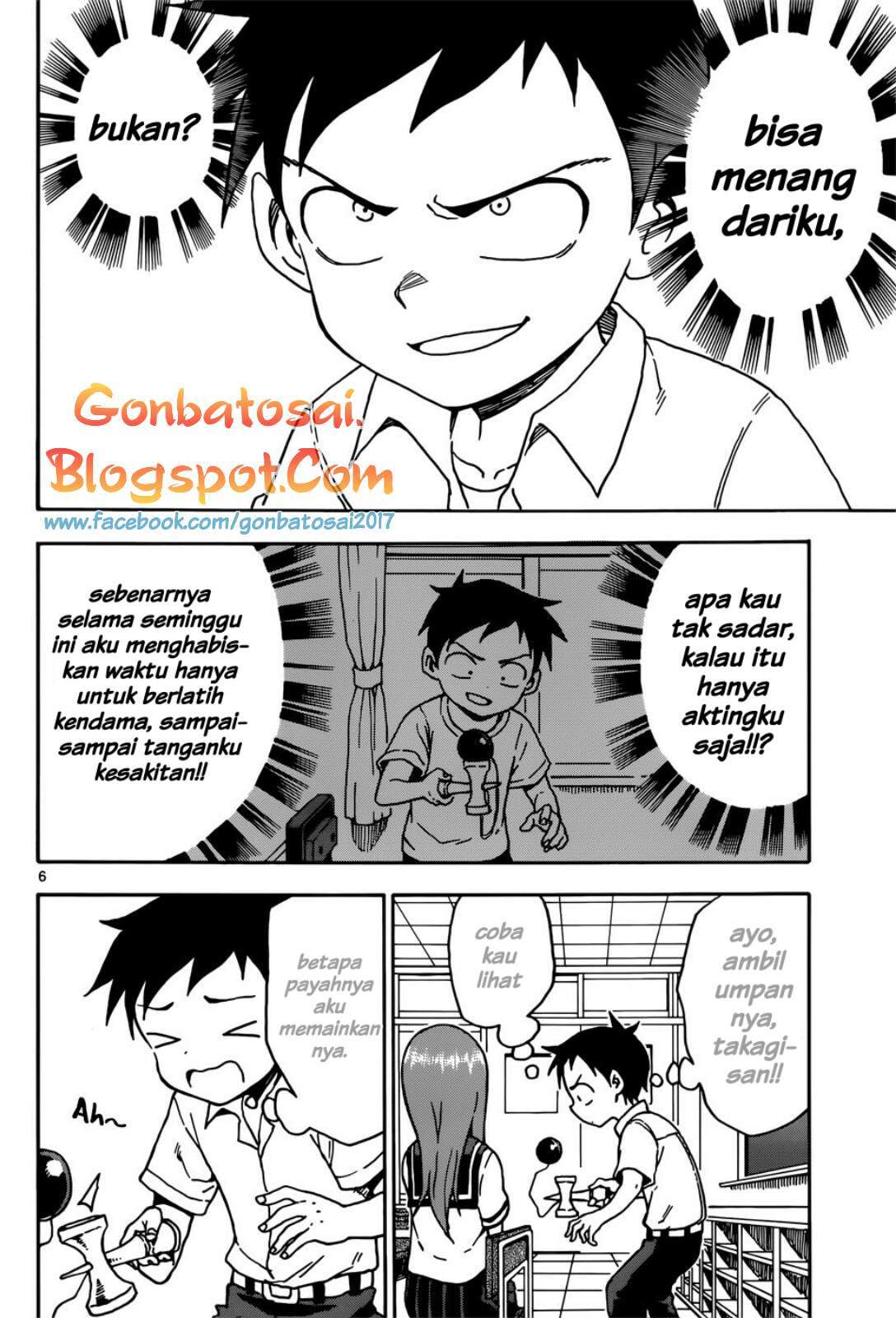Karakai Jouzu no Takagi-san Chapter 65 Bahasa Indonesia