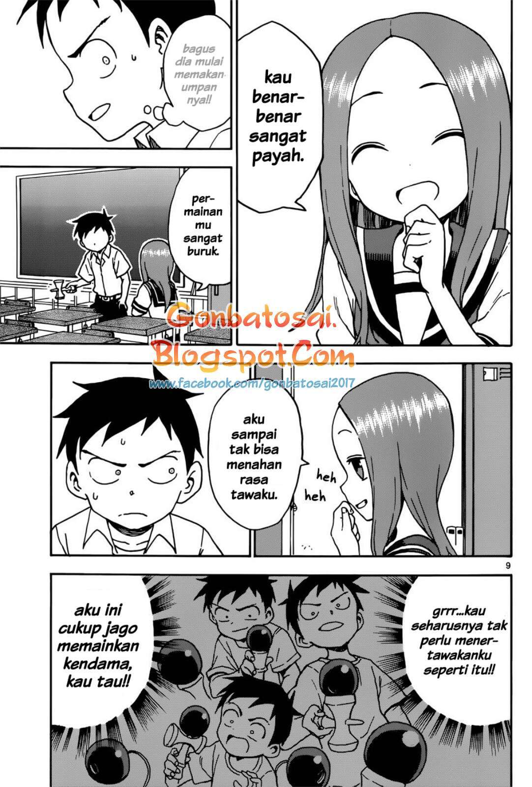 Karakai Jouzu no Takagi-san Chapter 65 Bahasa Indonesia
