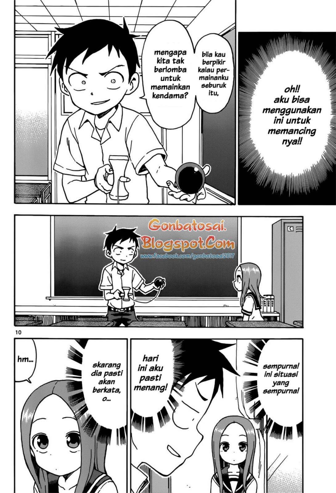 Karakai Jouzu no Takagi-san Chapter 65 Bahasa Indonesia