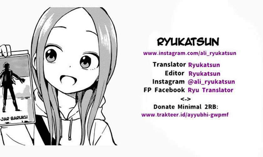 Karakai Jouzu no Takagi-san Chapter 138 Bahasa Indonesia