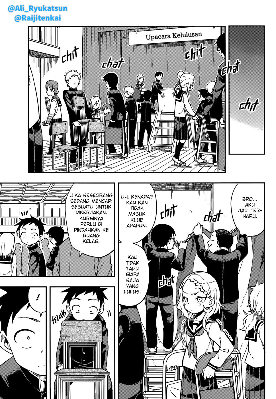 Karakai Jouzu no Takagi-san Chapter 142 Bahasa Indonesia