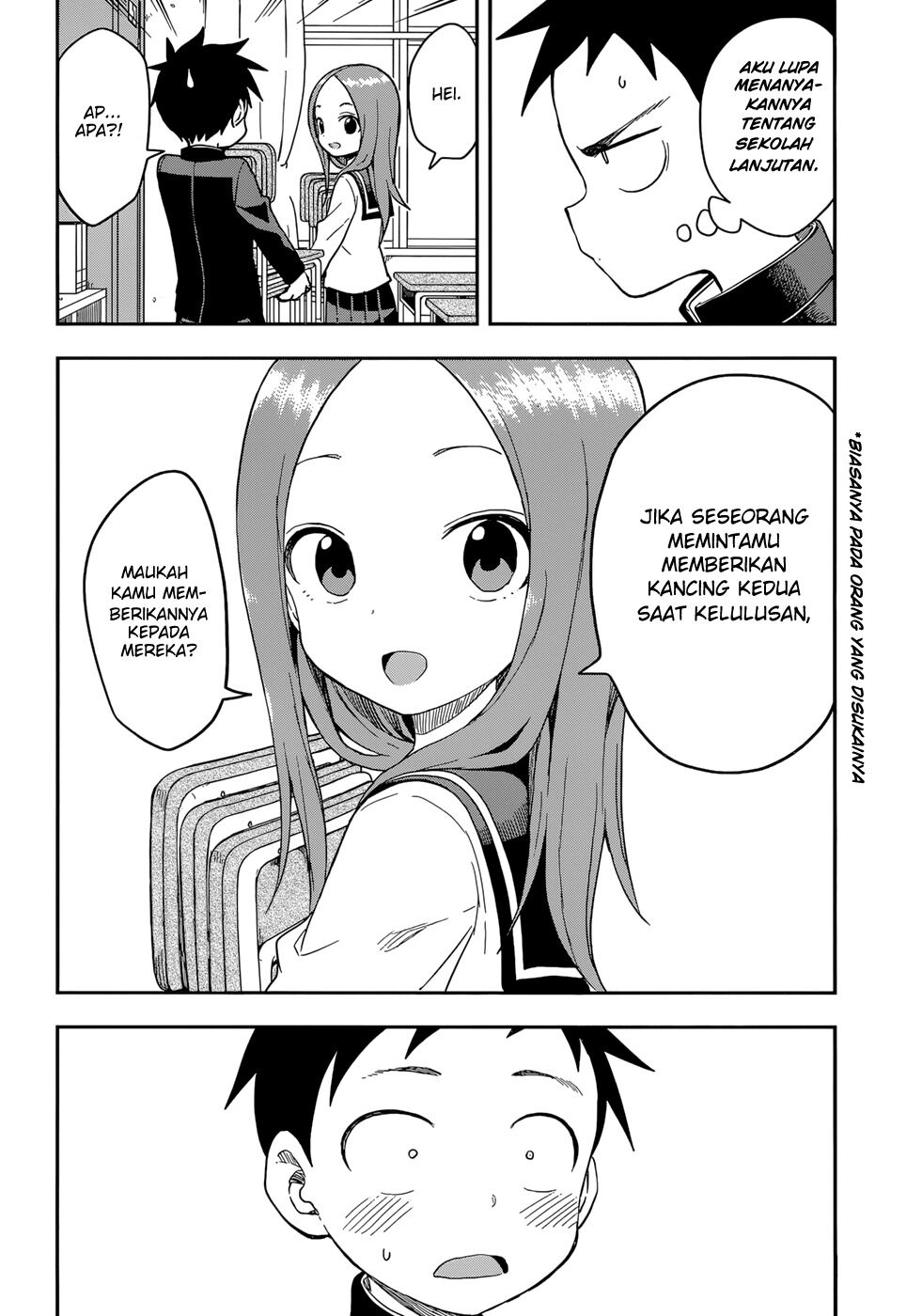 Karakai Jouzu no Takagi-san Chapter 142 Bahasa Indonesia