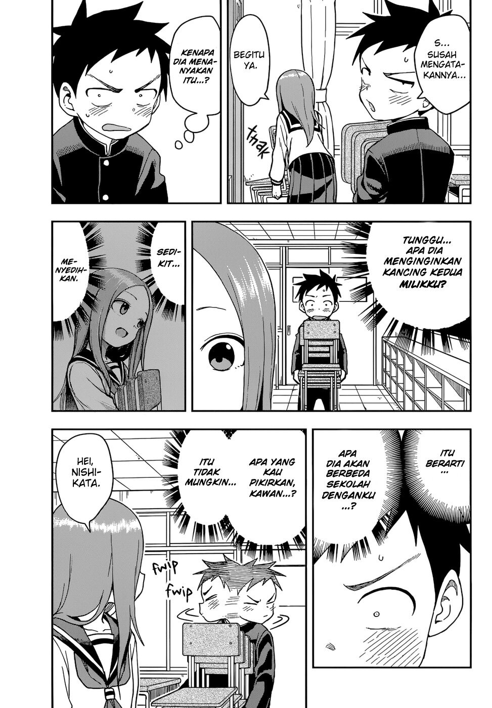 Karakai Jouzu no Takagi-san Chapter 142 Bahasa Indonesia
