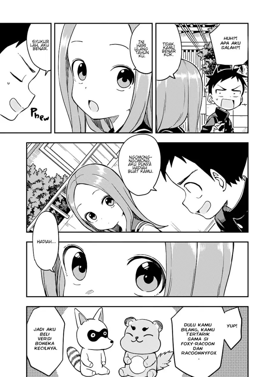 Karakai Jouzu no Takagi-san Chapter 168 Bahasa Indonesia