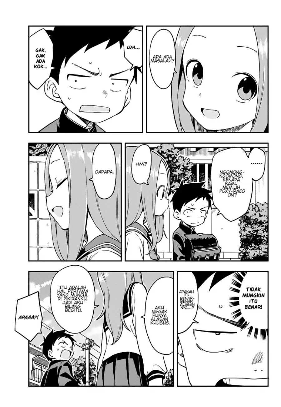 Karakai Jouzu no Takagi-san Chapter 168 Bahasa Indonesia
