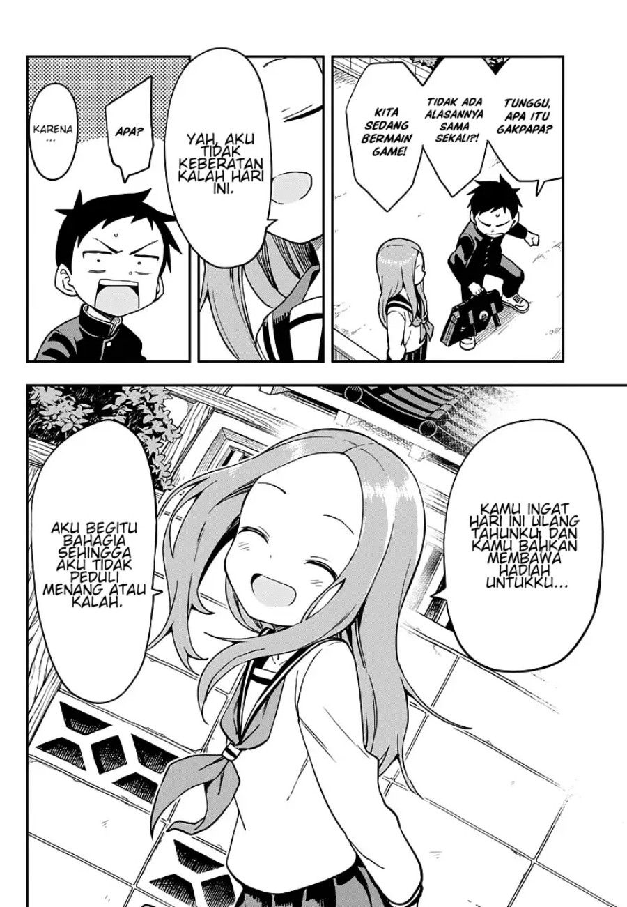 Karakai Jouzu no Takagi-san Chapter 168 Bahasa Indonesia