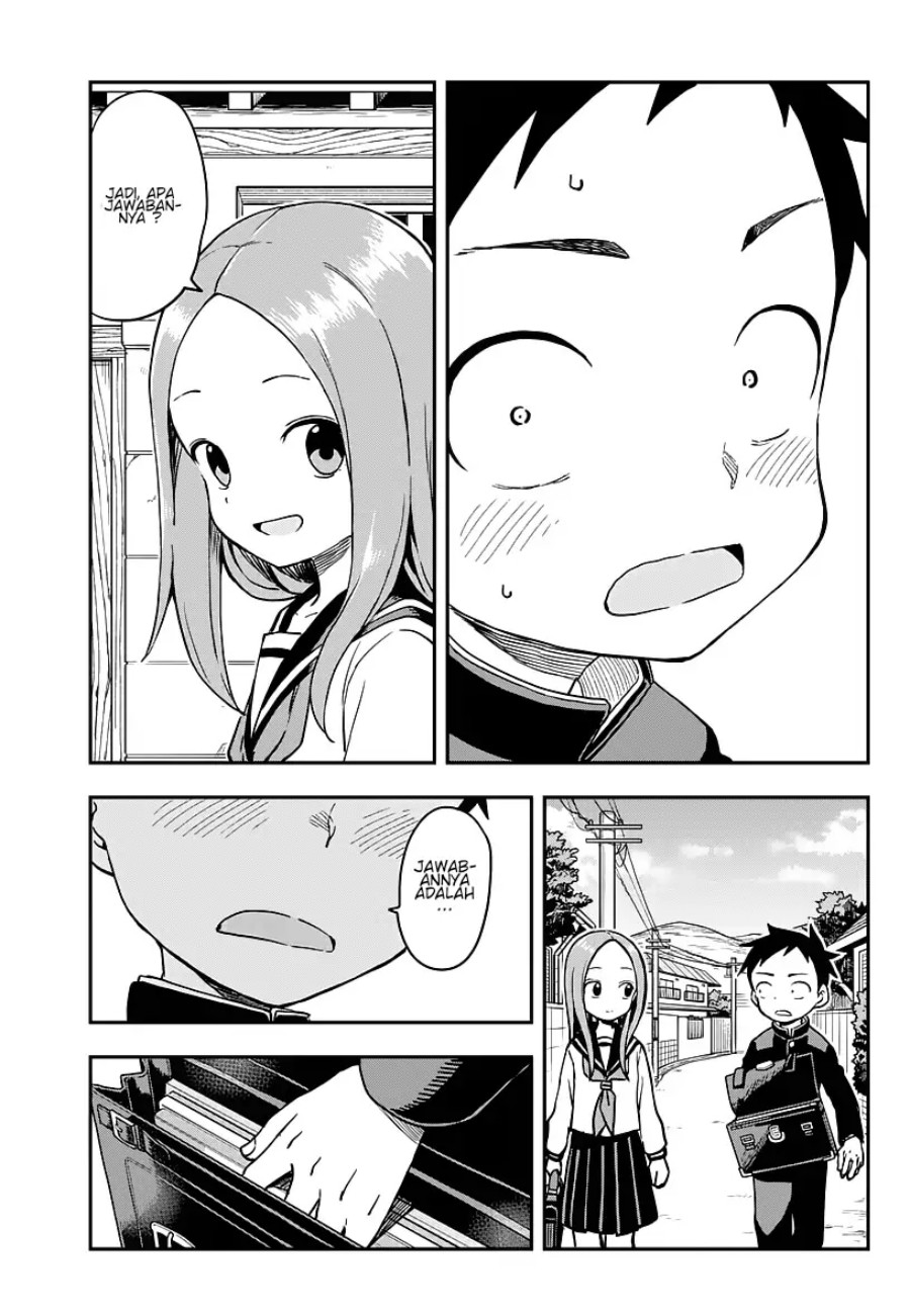 Karakai Jouzu no Takagi-san Chapter 168 Bahasa Indonesia