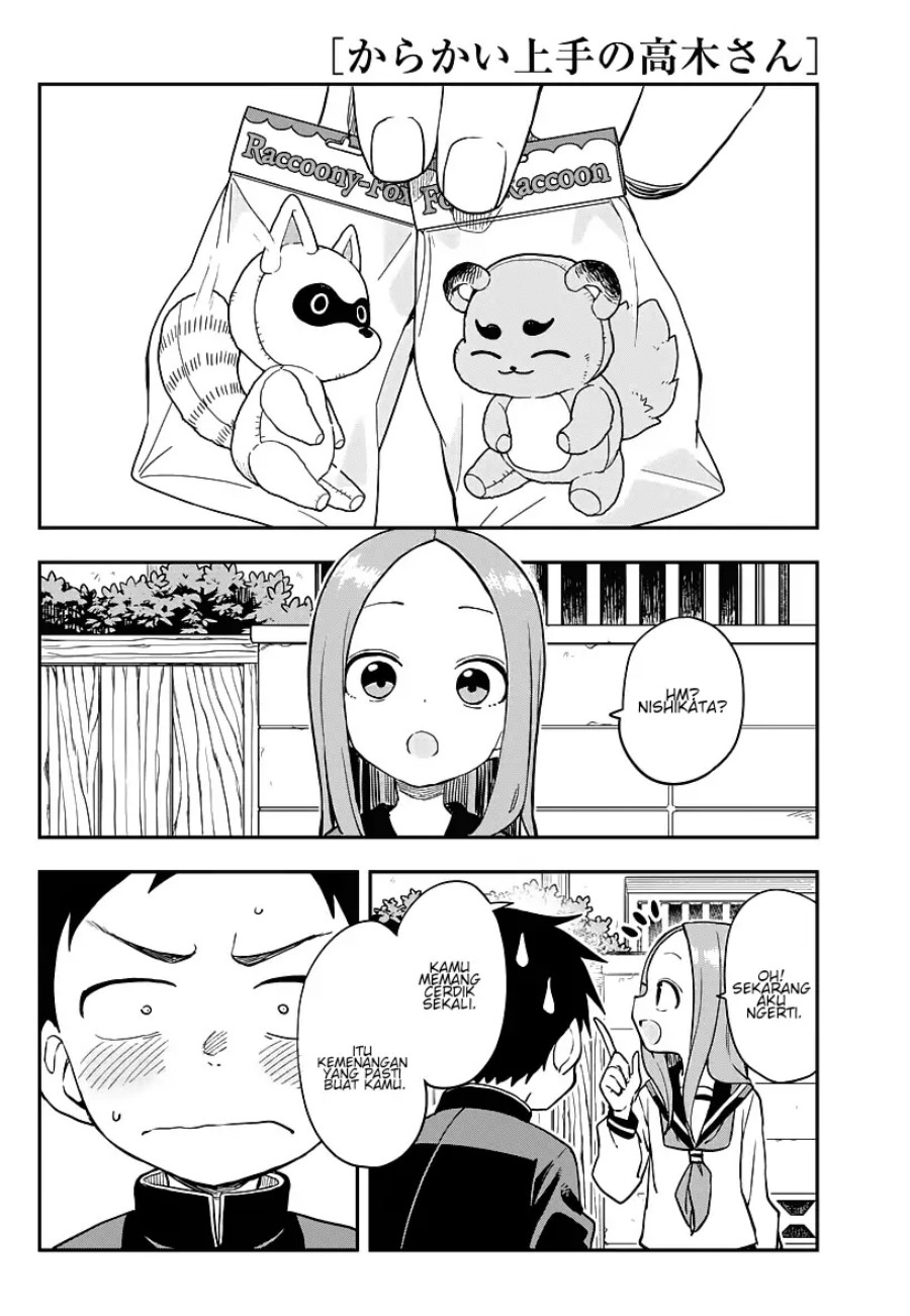 Karakai Jouzu no Takagi-san Chapter 168 Bahasa Indonesia