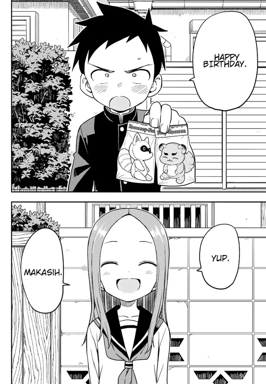 Karakai Jouzu no Takagi-san Chapter 168 Bahasa Indonesia