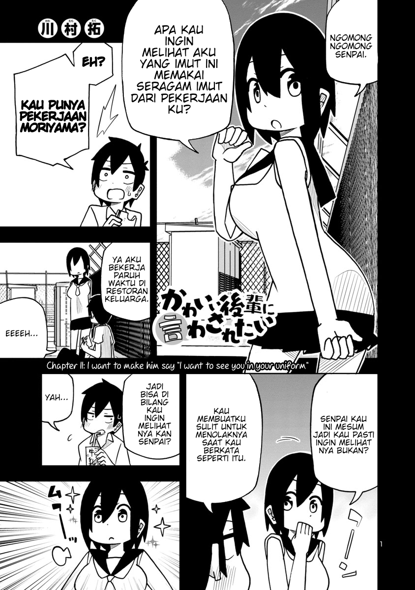 Kawaii Kouhai ni Iwasaretai Chapter 11 Bahasa Indonesia