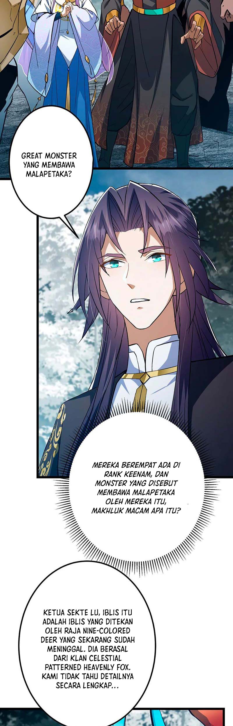 Keep A Low Profile, Sect Leader Chapter 413 Bahasa Indonesia