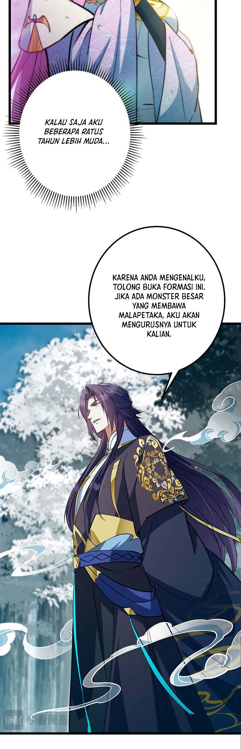 Keep A Low Profile, Sect Leader Chapter 413 Bahasa Indonesia