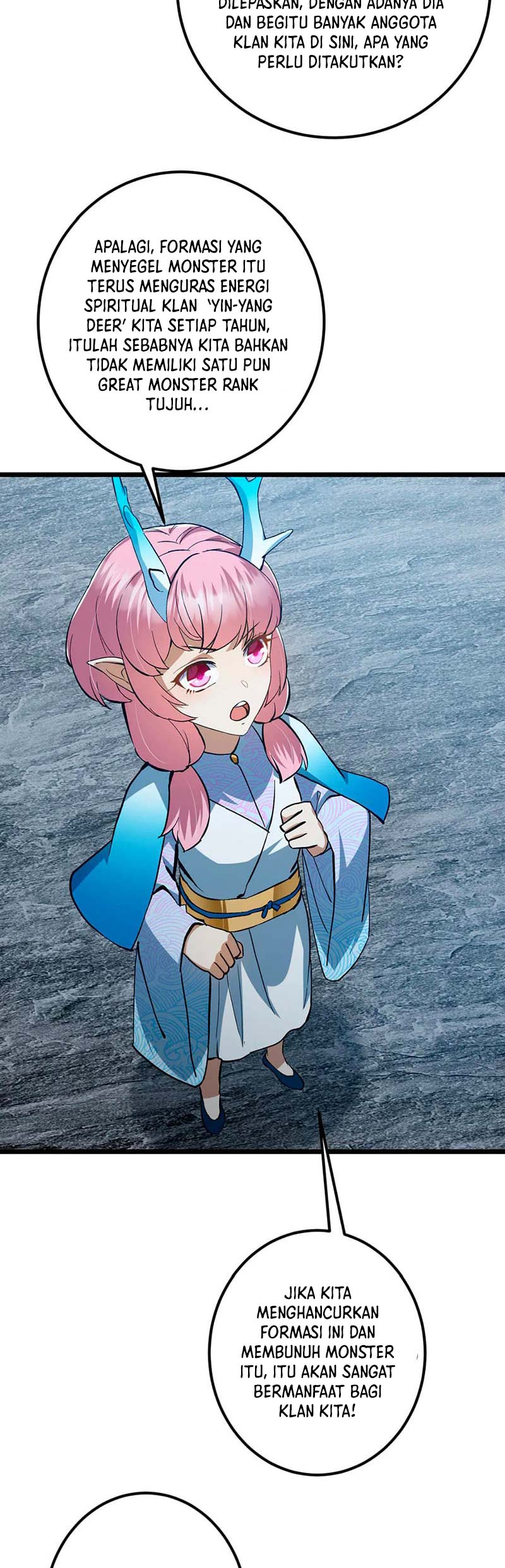 Keep A Low Profile, Sect Leader Chapter 413 Bahasa Indonesia