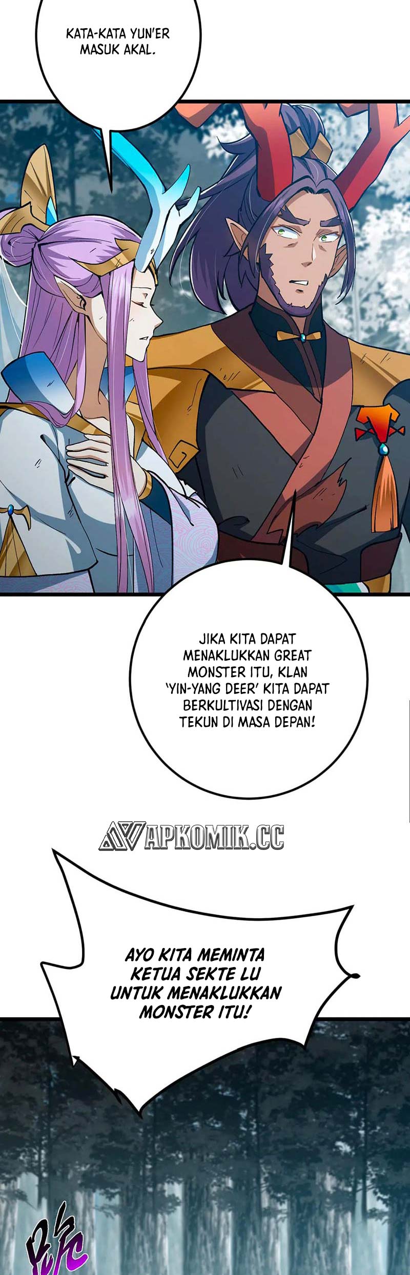 Keep A Low Profile, Sect Leader Chapter 413 Bahasa Indonesia