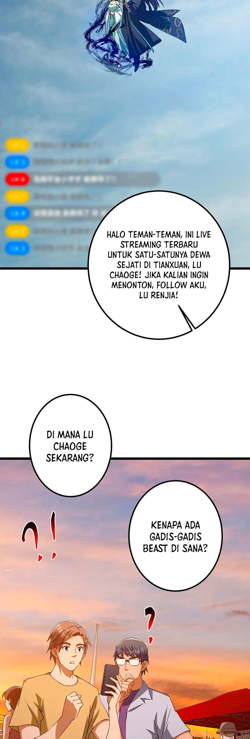 Keep A Low Profile, Sect Leader Chapter 413 Bahasa Indonesia