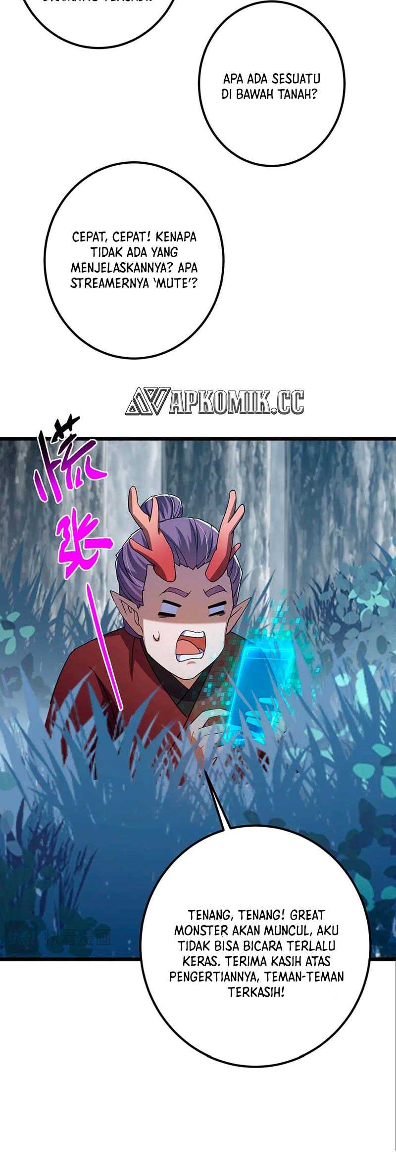 Keep A Low Profile, Sect Leader Chapter 413 Bahasa Indonesia