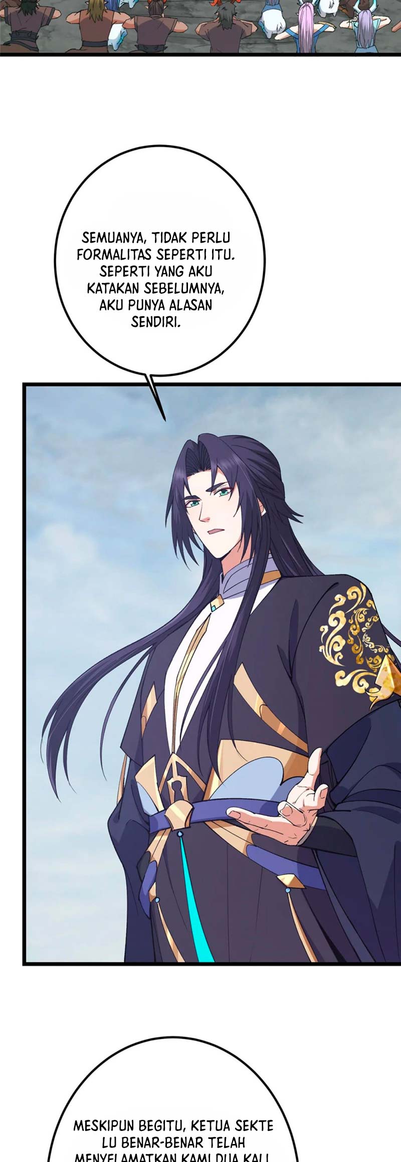 Keep A Low Profile, Sect Leader Chapter 416 Bahasa Indonesia