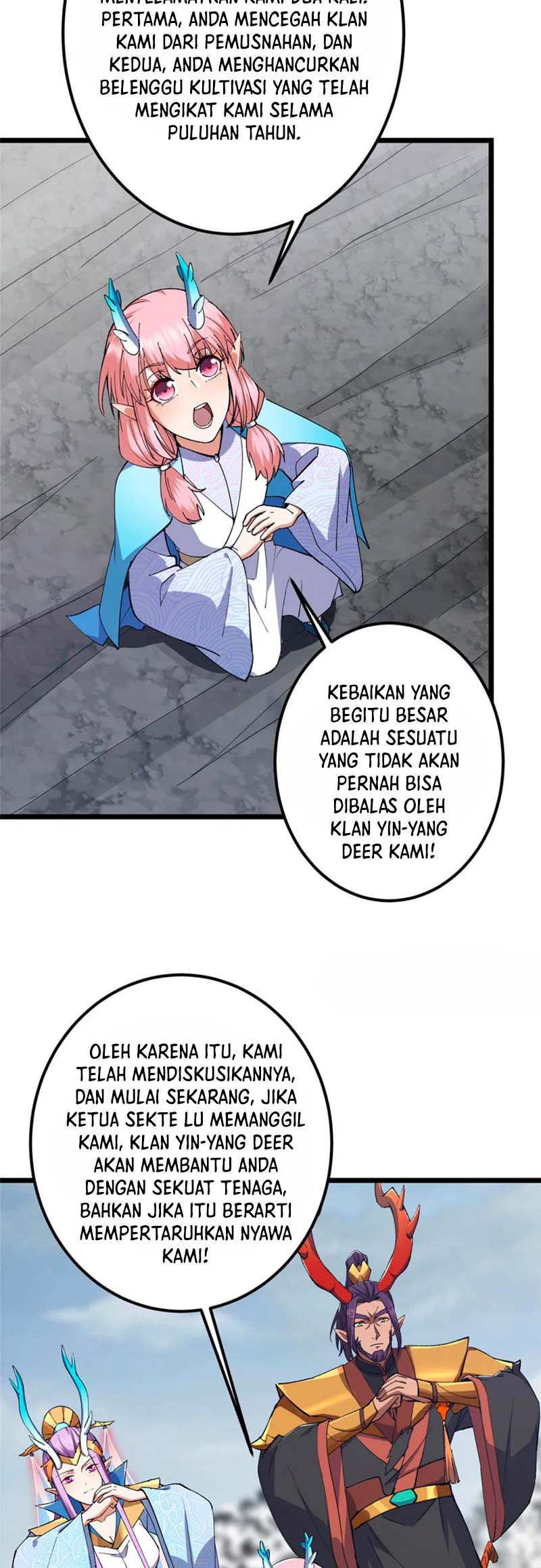 Keep A Low Profile, Sect Leader Chapter 416 Bahasa Indonesia
