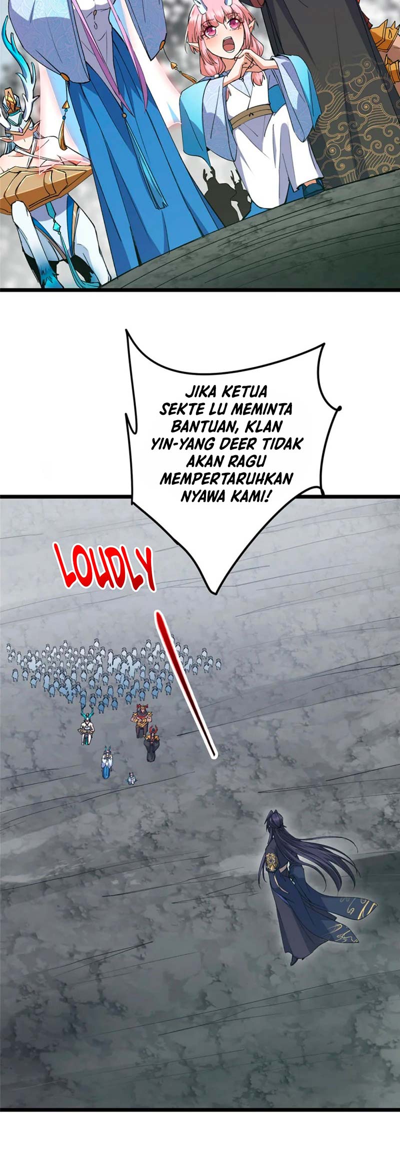 Keep A Low Profile, Sect Leader Chapter 416 Bahasa Indonesia