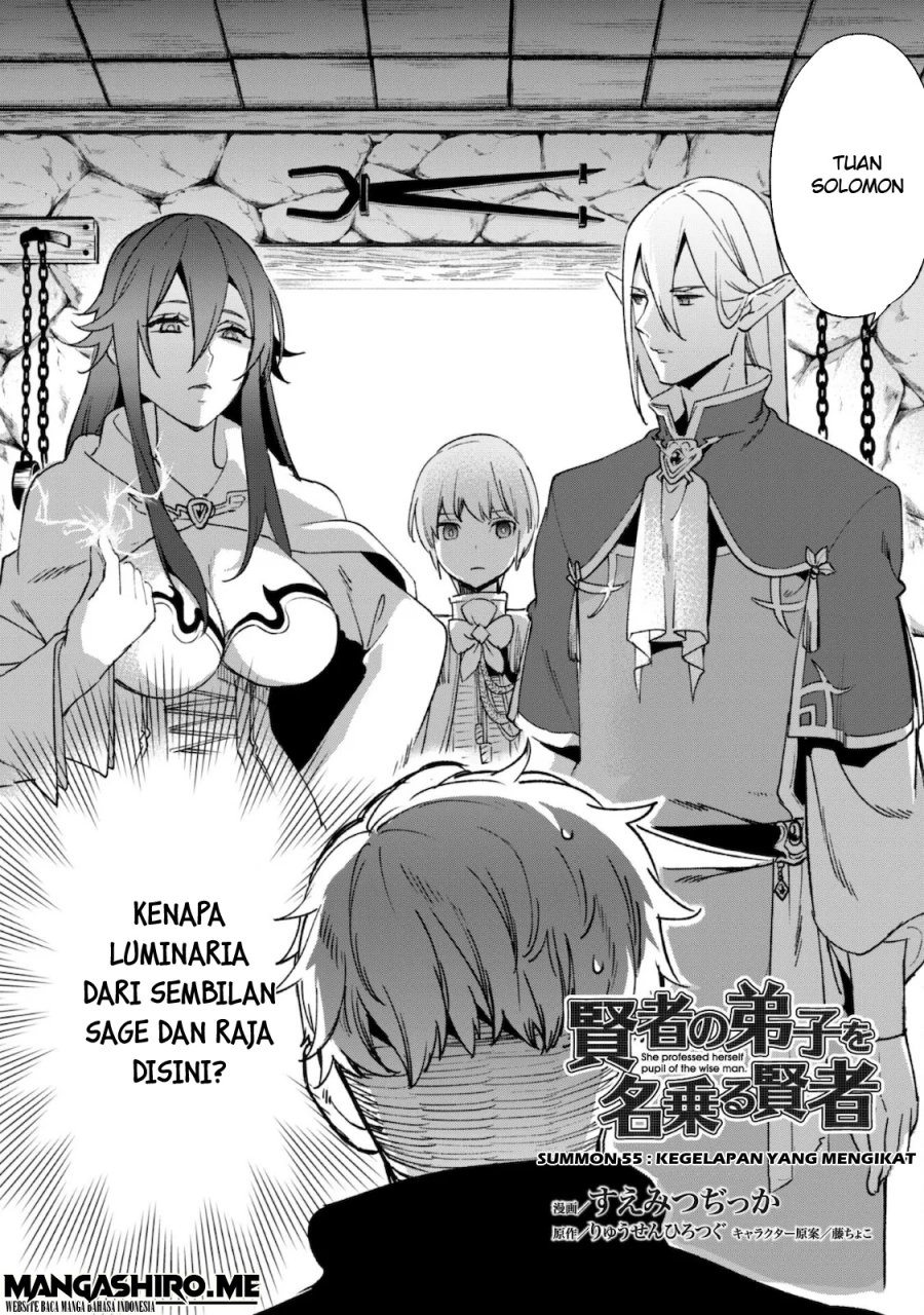 Kenja no Deshi wo Nanoru Kenja The Comic chapter 55