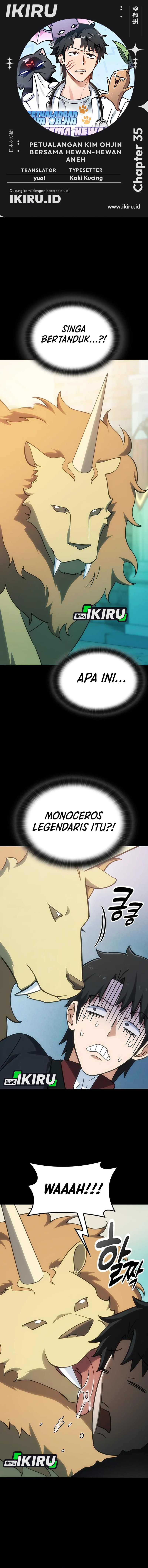 Kim Ohjin’s Adventures With Strange Animals Chapter 35 Bahasa Indonesia