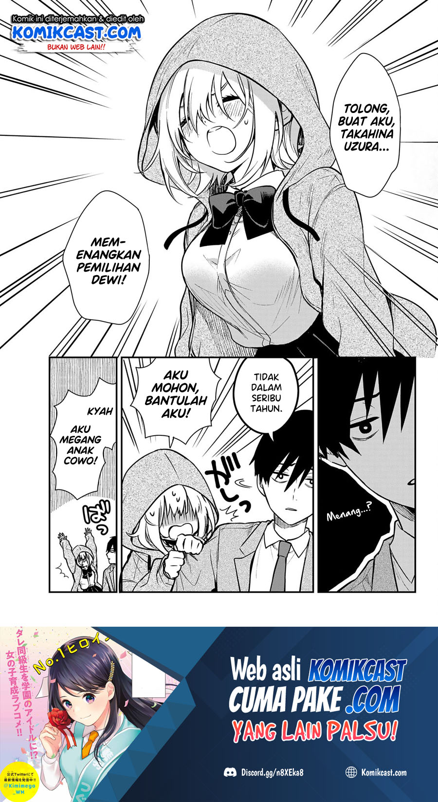 Kimi ga Megami Nara Ii no ni Chapter 01.1 Bahasa Indonesia
